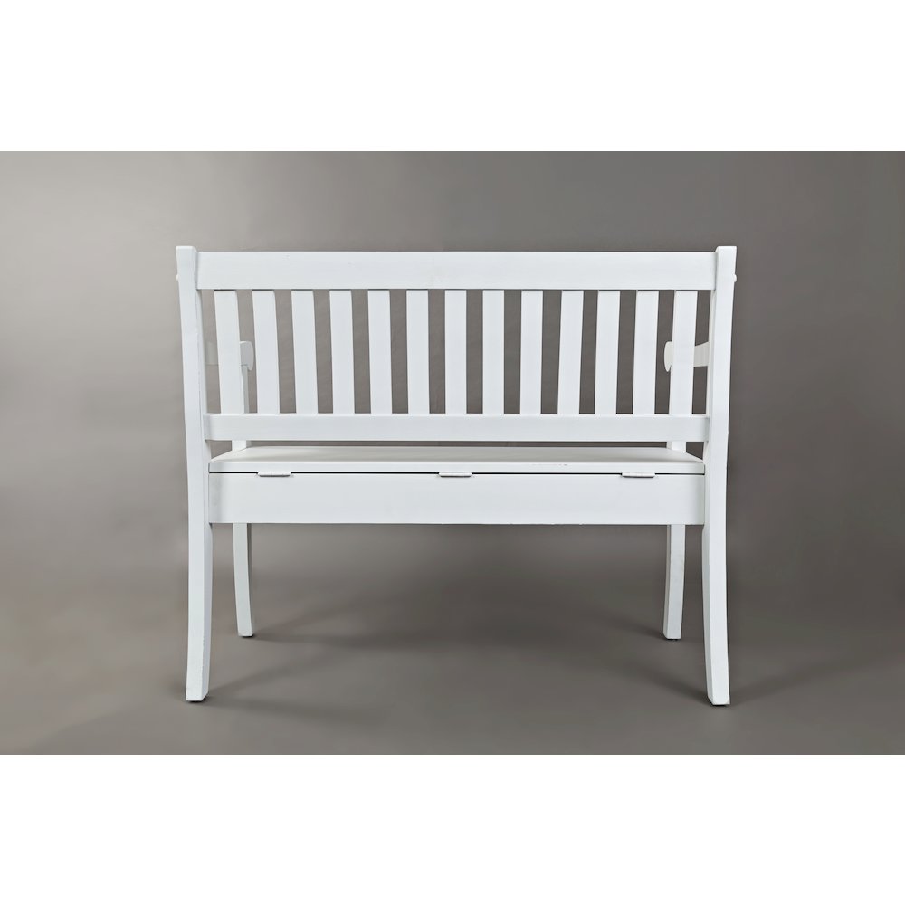 Artisan's Craft 42" Rustic Farmhouse Distressed Solid Wood Storage Bench