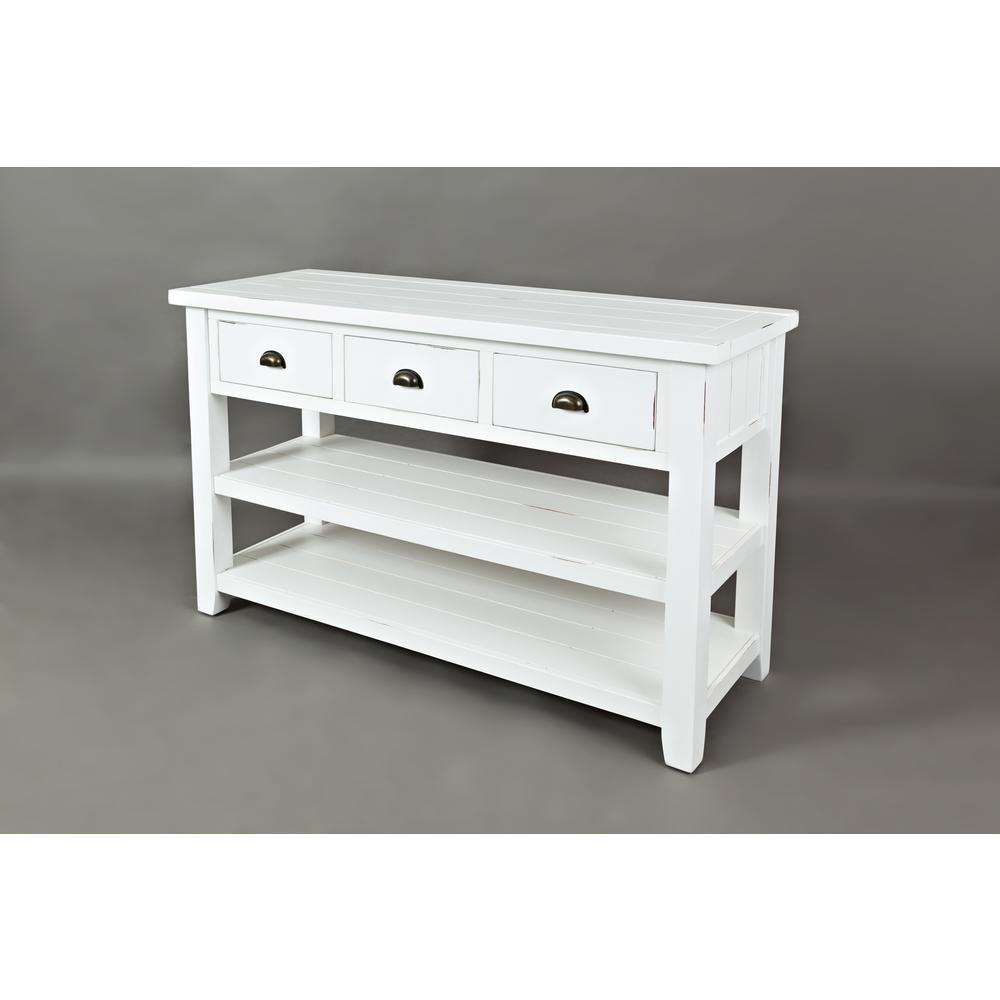 Sofa Table - Weathered White