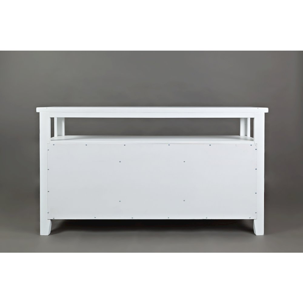 70" Rustic Farmhouse Solid Wood Distressed Media Console TV Stand