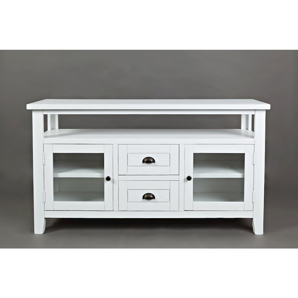 70" Rustic Farmhouse Solid Wood Distressed Media Console TV Stand