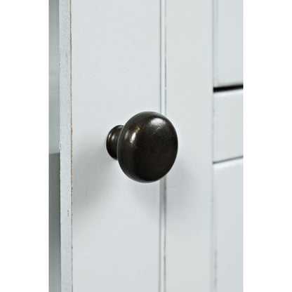 Storage Console - Weathered White