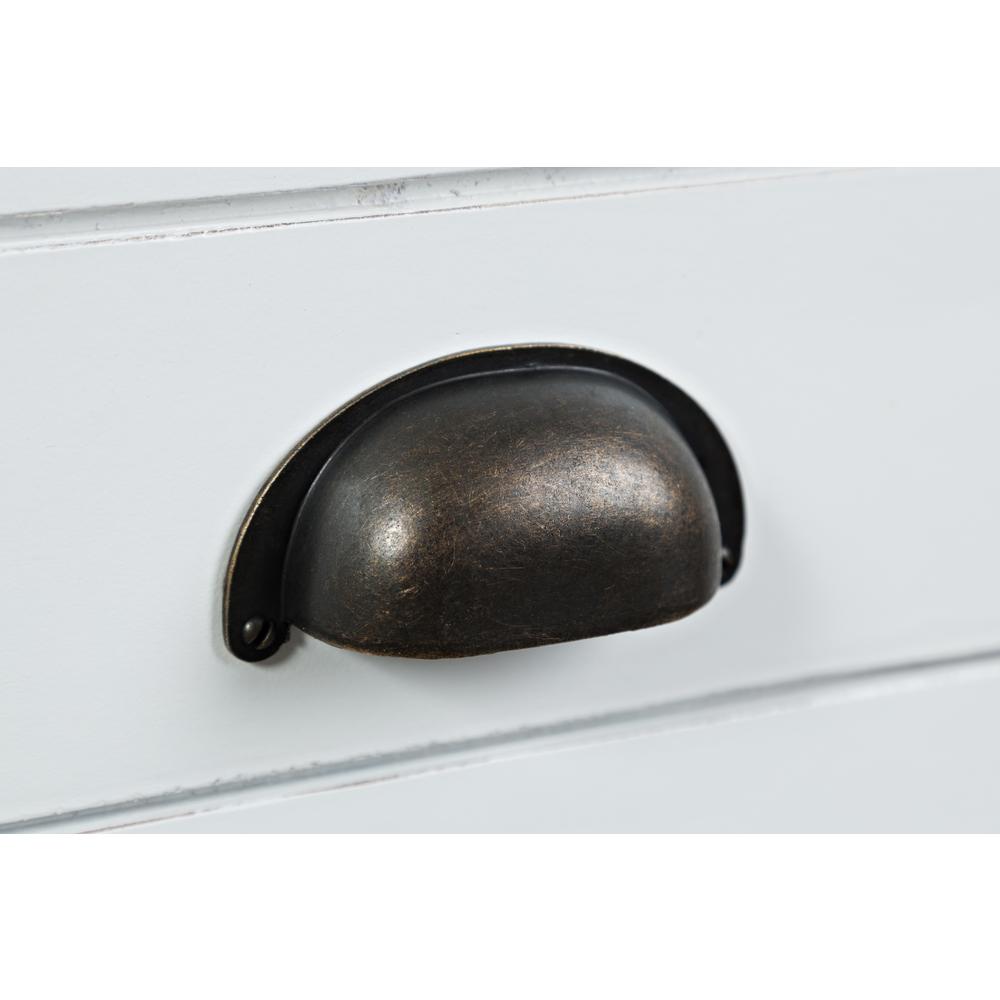 Storage Console - Weathered White