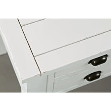 Artisan's Craft Rustic Farmhouse Distressed Solid Wood 5-Drawer Desk