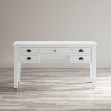 Artisan's Craft Rustic Farmhouse Distressed Solid Wood 5-Drawer Desk