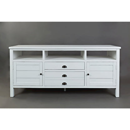 Artisan's Craft Rustic Farmhouse Distressed Acacia Media Console 70"