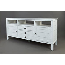 Artisan's Craft Rustic Farmhouse Distressed Acacia Media Console 70"