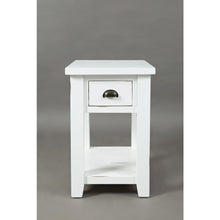 Artisan's Craft Rustic Farmhouse Distressed Solid Wood Chairside Table