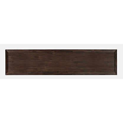 Gramercy Mid-Century Modern Chevron Four Door 79" Accent Cabinet