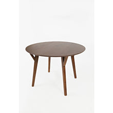 Copenhagen 44" Round Mid-Century Modern Five-Piece Dining Set