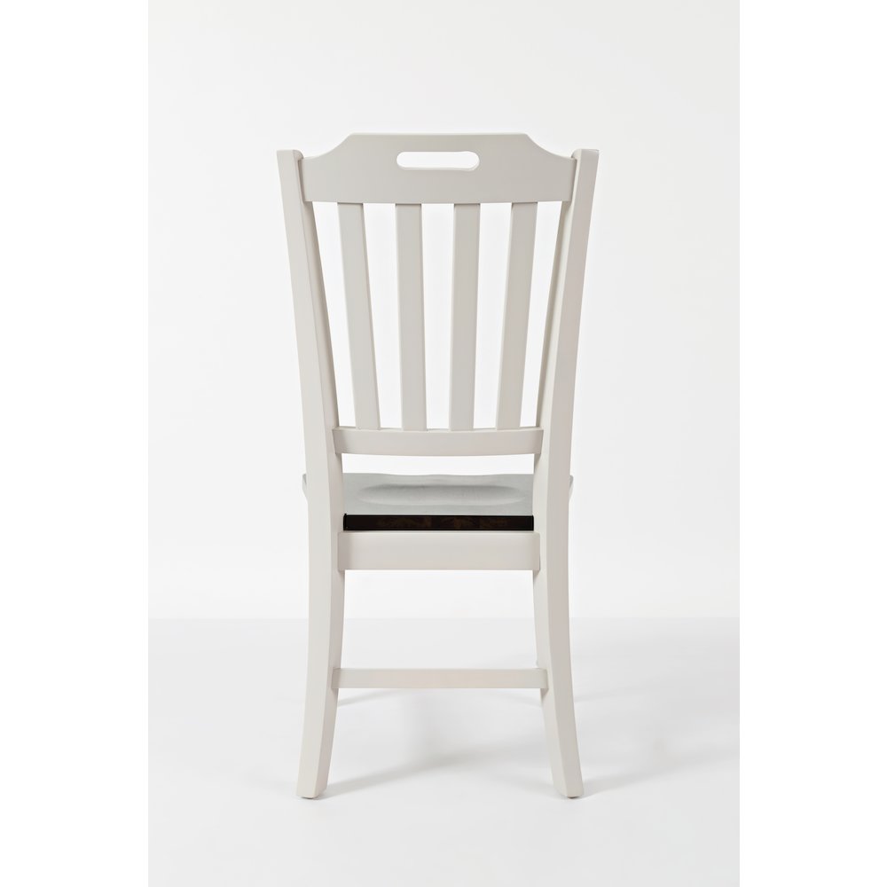 Orchard Park Farmhouse Solid Rubberwood Slatback Chair (Set of 2)