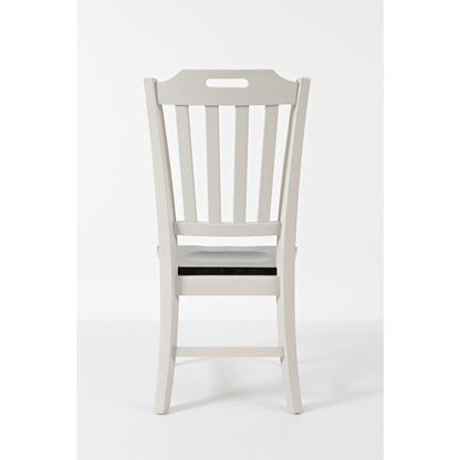Orchard Park Farmhouse Solid Rubberwood Slatback Chair (Set of 2)