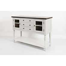 Orchard Park Farmhouse Solid Rubberwood Storage Cabinet Server