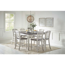 Orchard Park Farmhouse Solid Rubberwood Slatback Counter Height Stool (Set of 2)