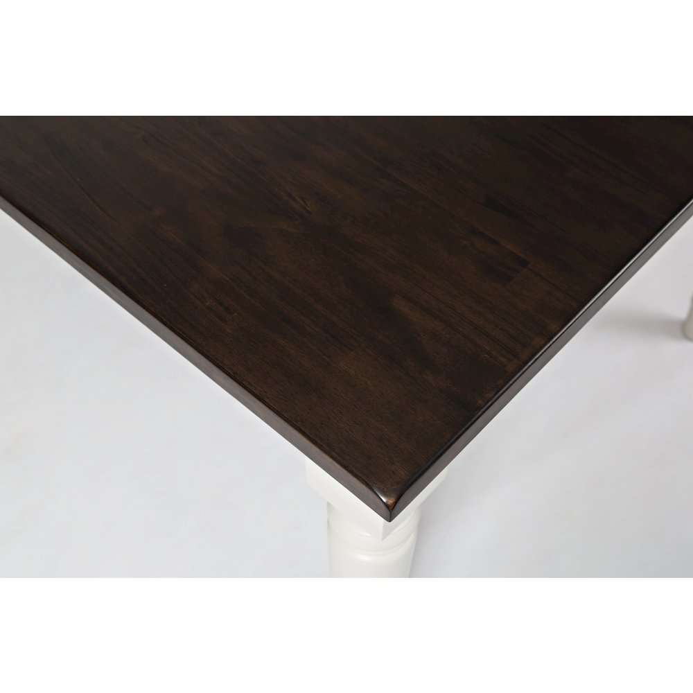 Orchard Park Farmhouse Solid Rubberwood Square Counter Height Table
