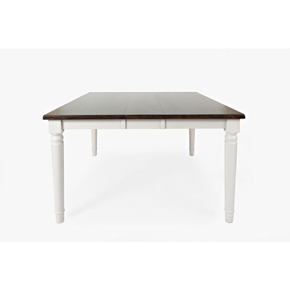 Orchard Park Farmhouse Solid Rubberwood Square Counter Height Table