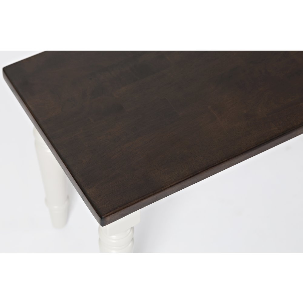 Orchard Park Farmhouse Solid Rubberwood 76" Bench