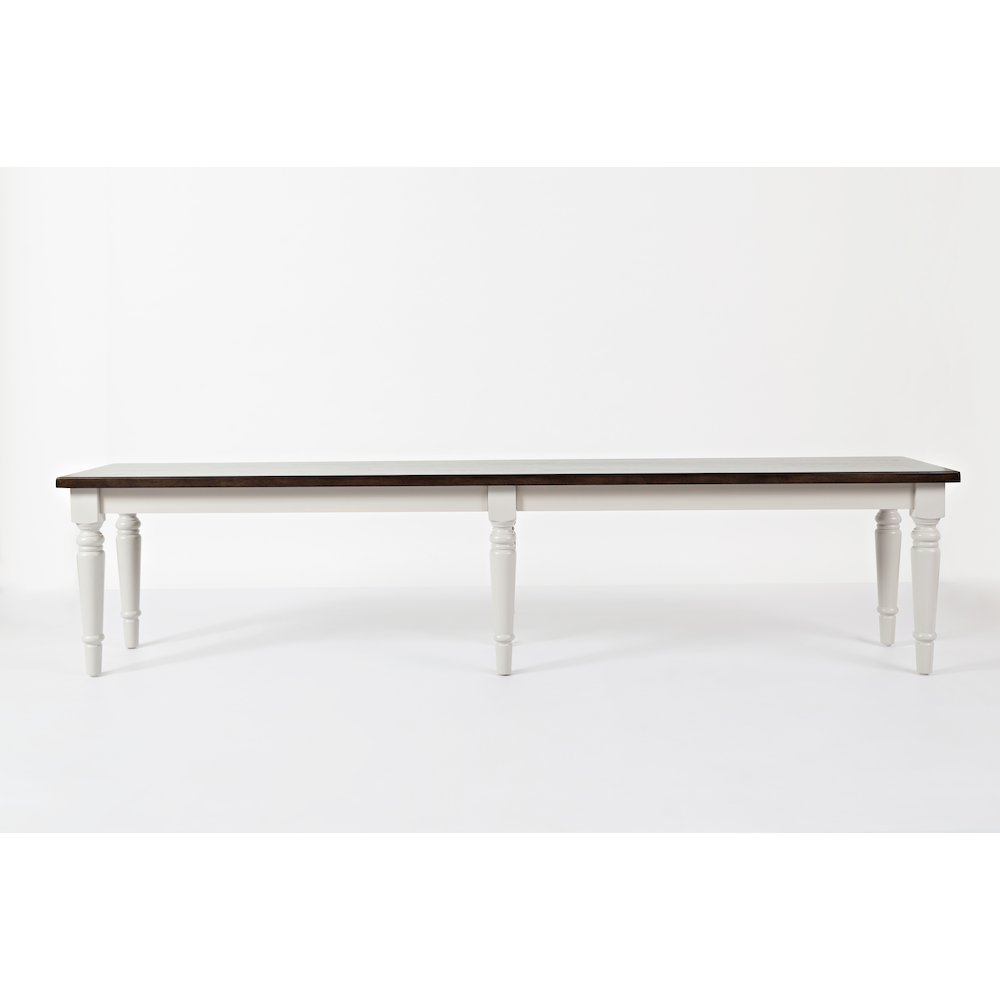 Orchard Park Farmhouse Solid Rubberwood 76" Bench