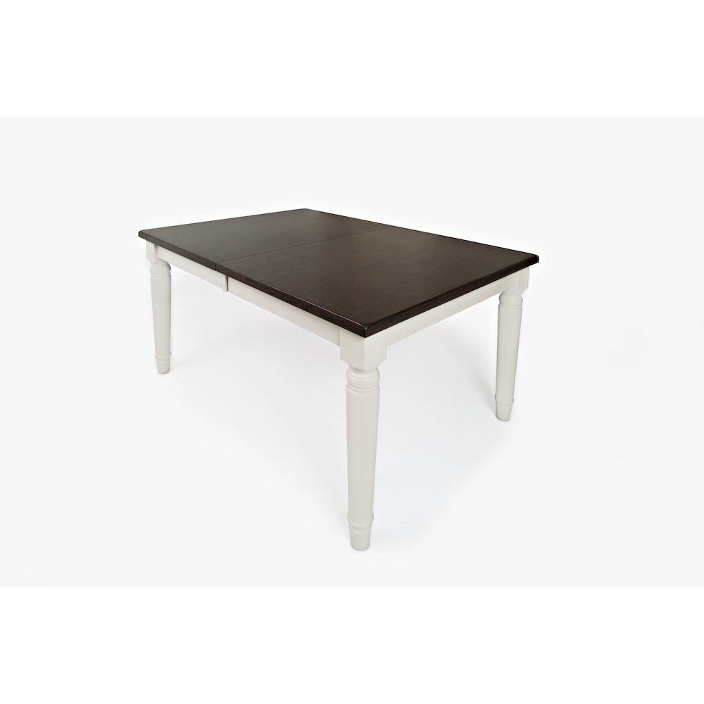Orchard Park Farmhouse Solid Rubberwood Rectangular Extension Table