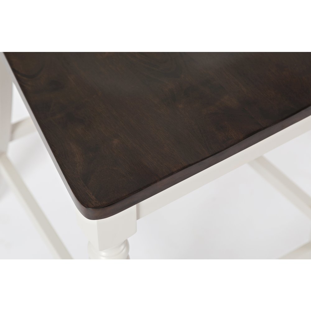 Orchard Park Farmhouse Solid Rubberwood Slatback Counter Height Stool (Set of 2)