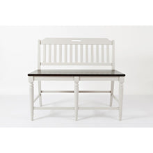 Orchard Park Farmhouse Solid Rubberwood 48" Slatback Counter Height Bench