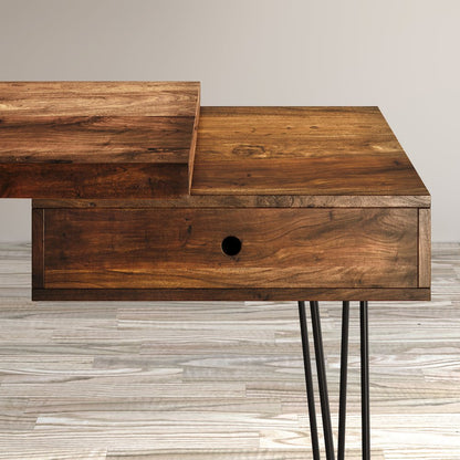 Nature's Edge Solid Acacia Desk with Drawer