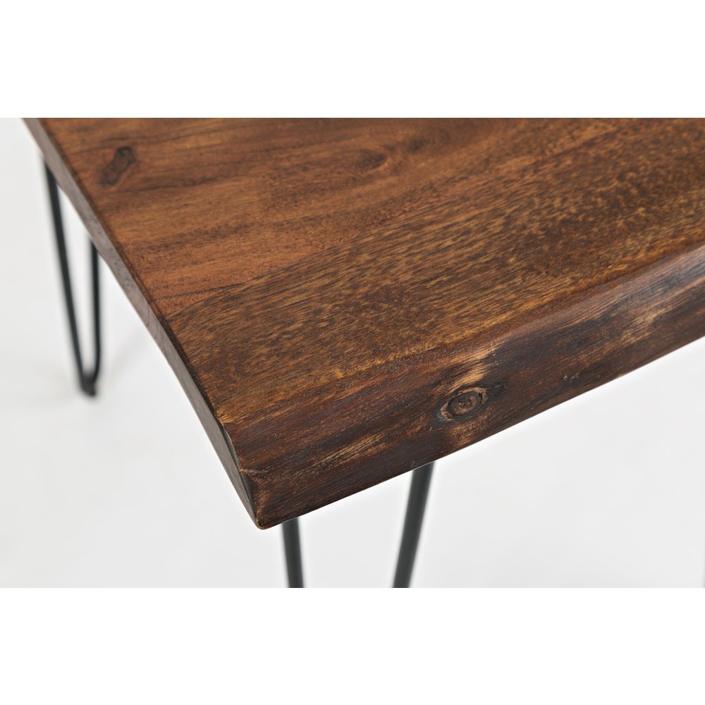 Nature's Edge Solid Acacia Chairside Table
