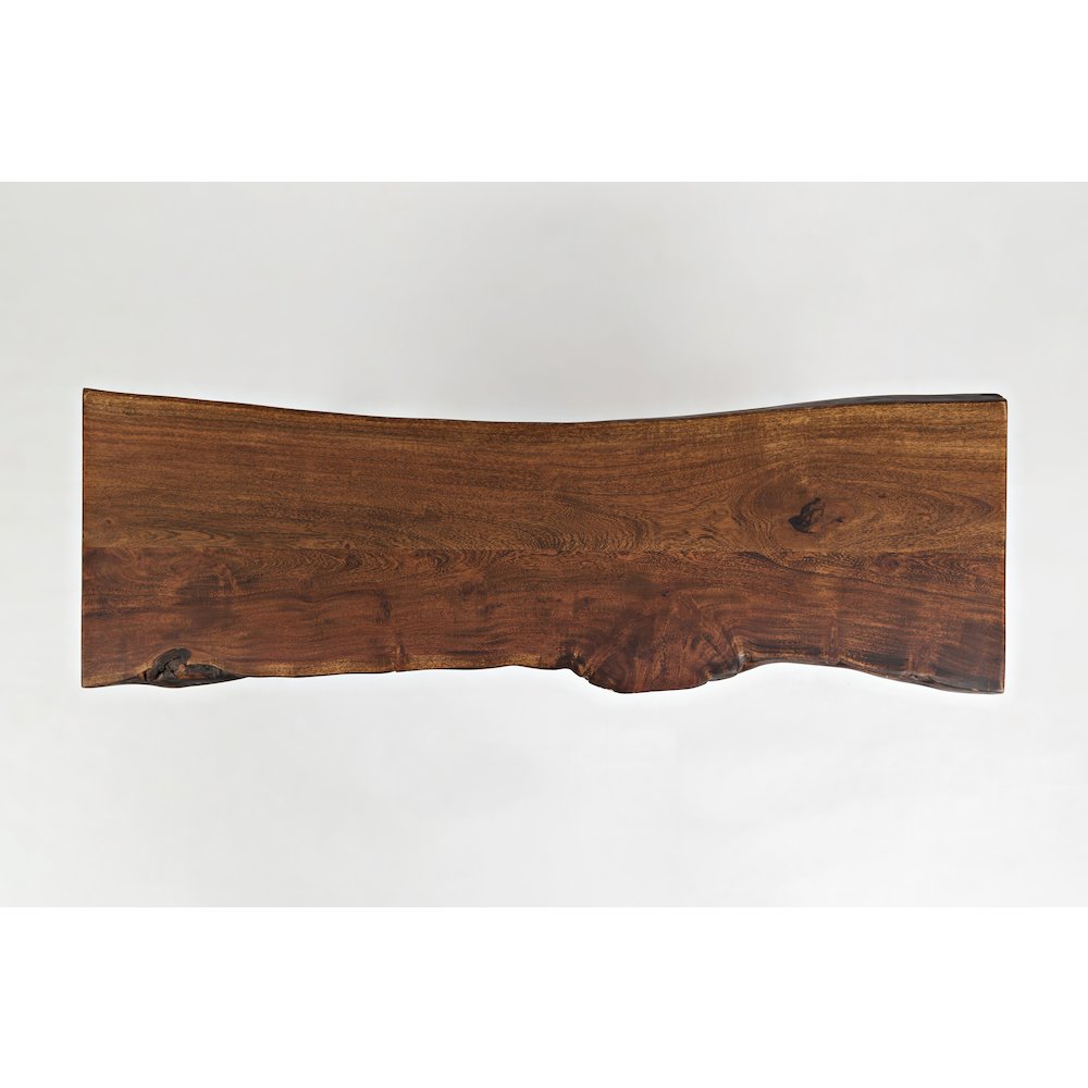 Nature's Edge 48'' Modern Solid Wood Live Edge Bench