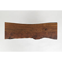 Nature's Edge 48'' Modern Solid Wood Live Edge Bench