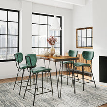 Solid Acacia Five Piece Counter Height Dining Set