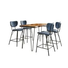 Solid Acacia Five Piece Counter Height Dining Set