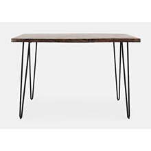 Nature's Edge 52'' Modern Solid Wood Live Edge Counter Height Dining Table