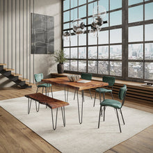 Nature's Edge 60" Solid Wood Modern Live Edge Dining Table