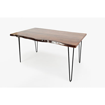 Nature's Edge 60" Solid Wood Modern Live Edge Dining Table