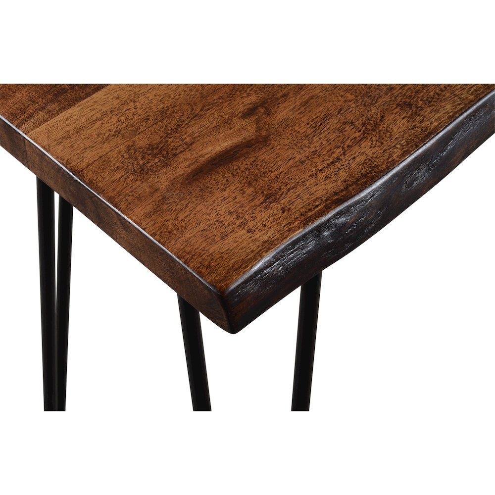 Nature's Edge Solid Acacia Four Piece 72" Counter Height Dining Set