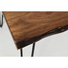 Nature's Edge Solid Acacia 79" Modern Live Edge Dining Table