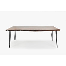 Nature's Edge Solid Acacia 79" Modern Live Edge Dining Table