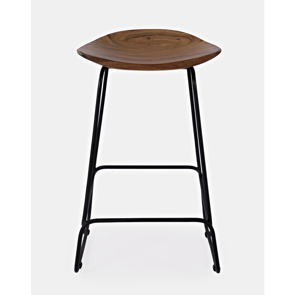 Nature's Edge Solid Acacia Counter Height Backless Stool (Set of 3)