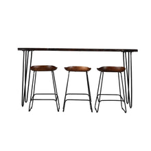 Nature's Edge Solid Acacia Four Piece 72" Counter Height Dining Set