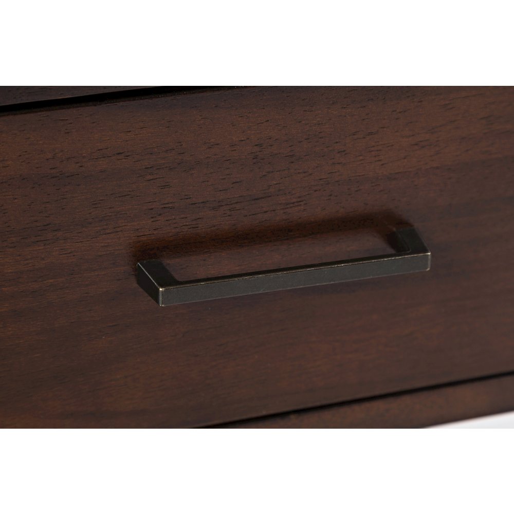 Twin Cities Contemporary Brown End Table