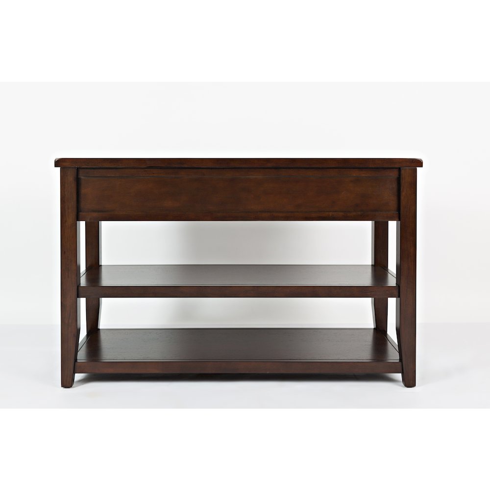 Twin Cities Contemporary Brown Sofa Table