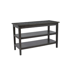 Baroque Sofa 48" Sofa Table with Mosaic Tile Inlay