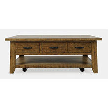 Rustic Farmhouse Solid Wood 50" Coffee Table