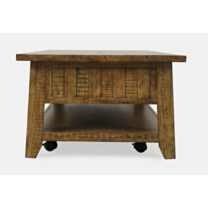 Rustic Farmhouse Solid Wood 50" Coffee Table