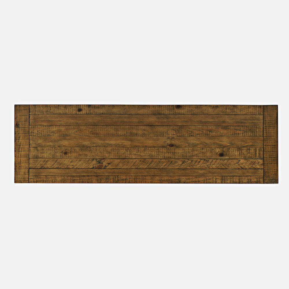 Rustic Farmhouse Solid Wood 60" Storage Console TV Stand with Electric Fireplace