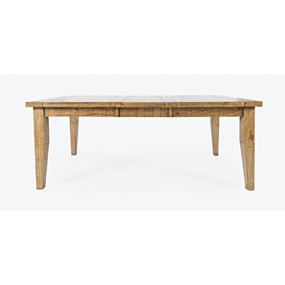 Telluride Rustic Farmhouse Solid Wood 78" Extension Dining Table