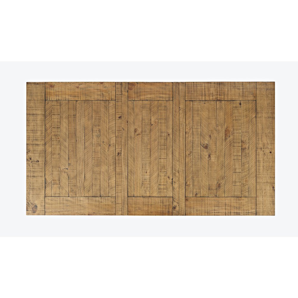 Telluride Rustic Farmhouse Solid Wood 78" Extension Dining Table