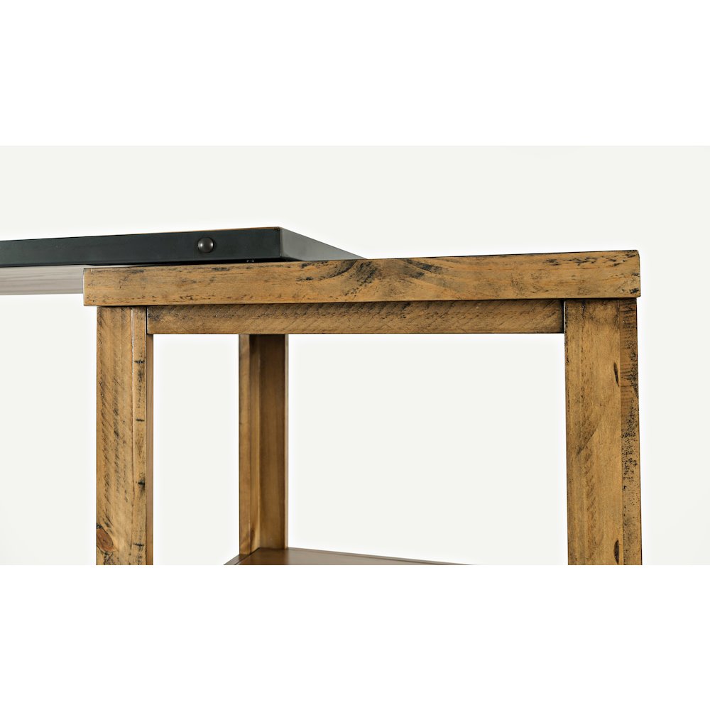 Telluride Rustic Farmhouse Solid Wood Two Pier and Bridge Set