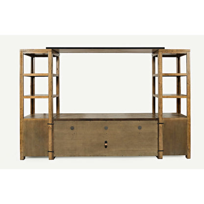 Telluride Rustic Farmhouse Solid Wood Entertainment Center with 70" TV Console