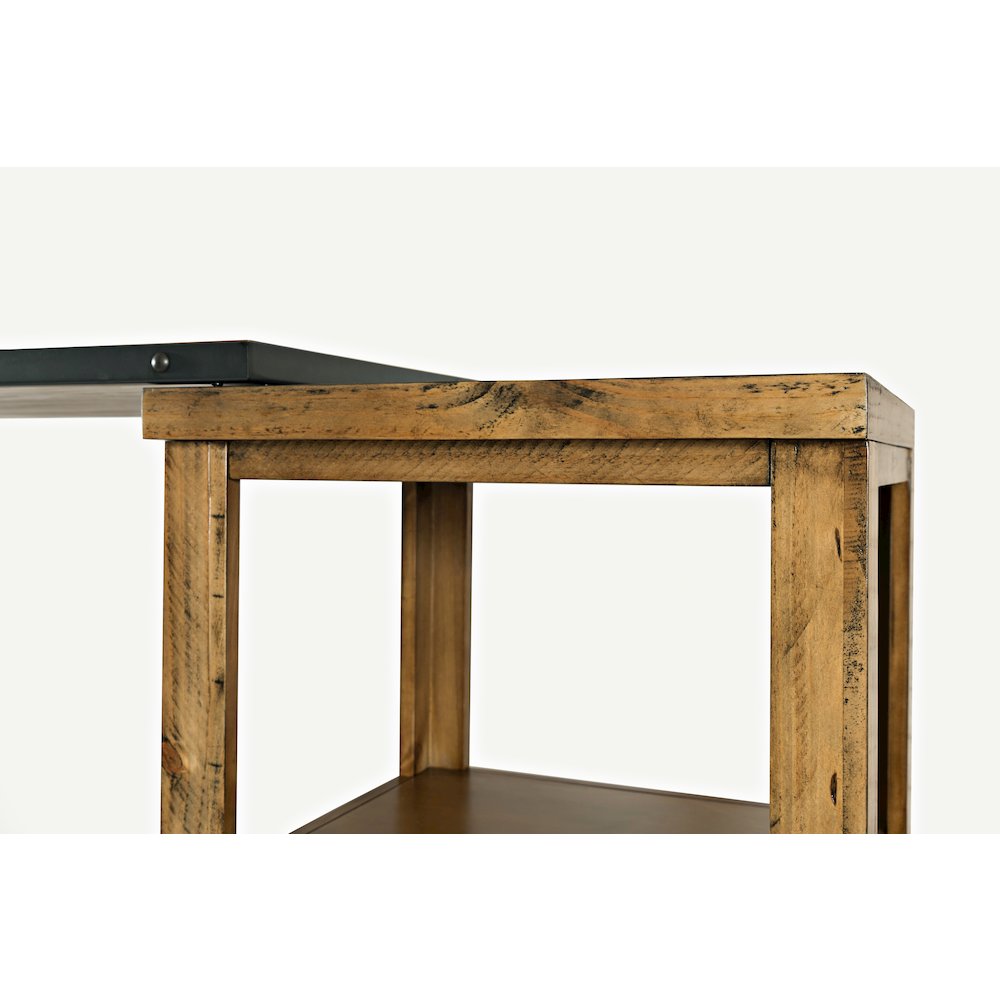 Telluride Rustic Farmhouse Solid Wood Entertainment Center with 70" TV Console