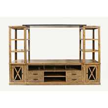 Telluride Rustic Farmhouse Solid Wood Entertainment Center with 70" TV Console